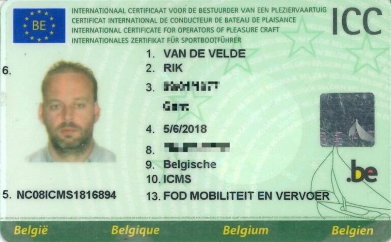 Buy Belgian Boat License