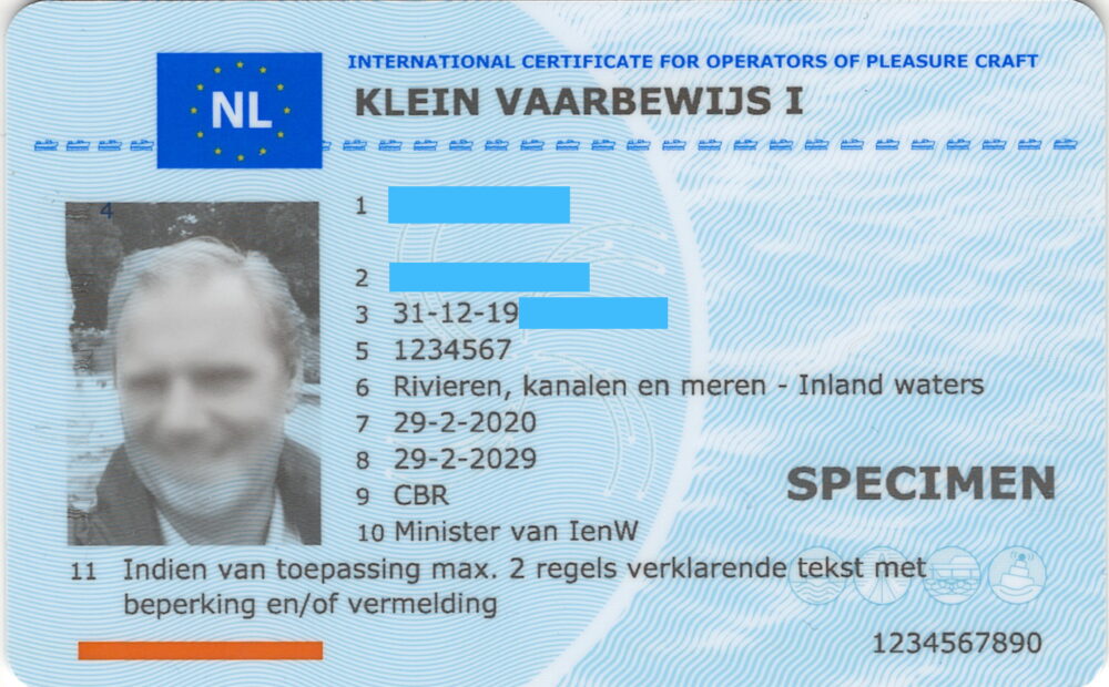 Buy Netherland Boat license