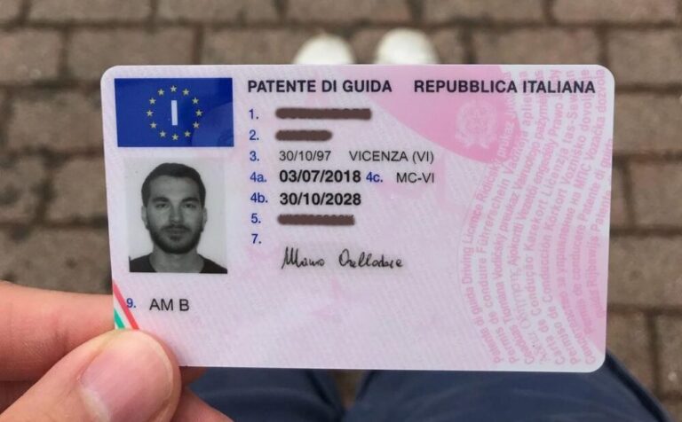 italian driver's license requirements